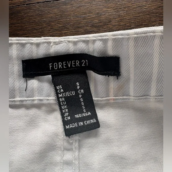 Forever 21 Woman's Striped Jean Skirt - Picture 3 of 6